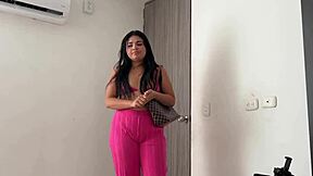 hermanastro offers his moto for university in exchange for letting him fuck the latina amateur teen with big ass and monster cock