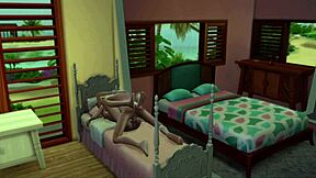 Daddy takes my virginity in the room