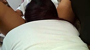 Two college students explore their first lesbian encounter