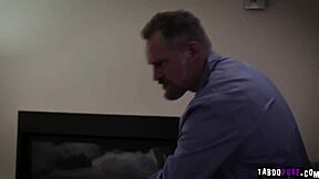 grand papa licks tight teen 18+ pussys in 3some party banging them hardcore balls deep