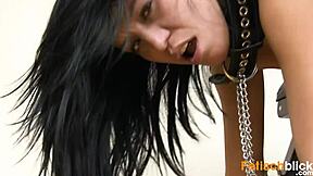 chelsea loves it really deep in her ass during rough anal session