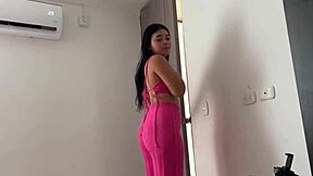 hermanastro offers his moto for university in exchange for letting him fuck the latina amateur teen with big ass and monster cock