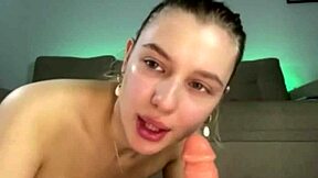 squirting hints at her wild sloppy deepthroat skills