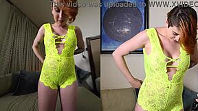 Hey, Kat Knife models two very sexy lingerie sets for us in this photoshoot.