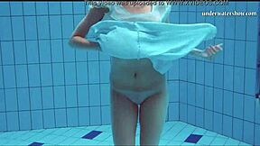 oh wow, look at piyavka chehova's big bouncy juicy tits bouncing underwater in the pool