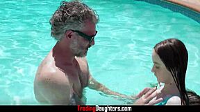 Swapping daddys for underwater blowjobs Kylie Rocket Mike Mancini Jason Sarcinelli