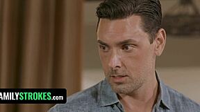 Cute bubble butt blonde stepsis Athena Fleurs