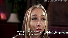 Hey petite blonde teen, riding that big black cock boss in interracial action?