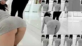 Step-son and best friend, fuck me in threesome! petite step-mom Katrina Colt moans.