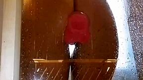 I Feel So Aroused Watching Girl With Appetizing Ass Having Fun In Shower With Pink Dick