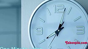 Teen thanks step bro for shower fix by showing petite pussy