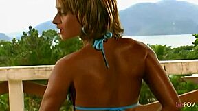 so this kinky tanned teen with small tits fingers and dildos her wet cunt in heels until she hits orgasm solo