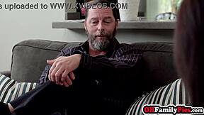 i can't believe it, my cute big ass teen leia rae is sharing my boyfriend's cock with horny stepmom tiffany fox for this wild hardcore foursome sex