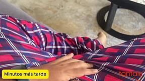 my stepson mistook the tantaly sex doll for me and fucked her fake tits in lingerie