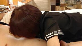 Ca in cosplay does couple sex with blowjob cunnilingus doggystyle thrusting and creampie finish