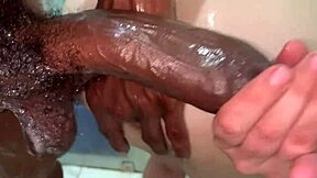 Stepdaughter dared by friends to shower with BBC stepdad and ends up with extreme interracial fucking and cumshot!