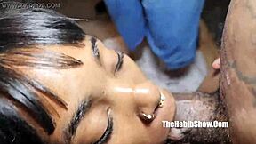 First gangbang for teen 18+ newbie Blasian Star with BBC Redzilla King Kreme Stretch3x