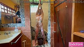 Obedient Slave With Hands Tied Faces Misuse Foam Humiliation And Rough Domination In Homemade Fetish Play