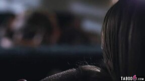 I joined this late night party where brunette and blonde teens started licking each other's pussies in wild lesbian action