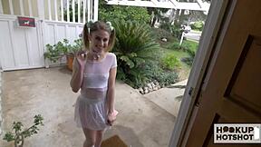 Blonde Kristen Scott Gets Face-Fucked And Rough Cunt-Blasted With Cumshot And Rimjob Action