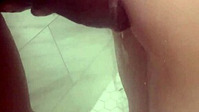 Stepdaughter dared by friends to shower with BBC stepdad and ends up with extreme interracial fucking and cumshot!