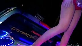 Oh man, check out this cute Thai coyote lady cruising in her car looking all sexy