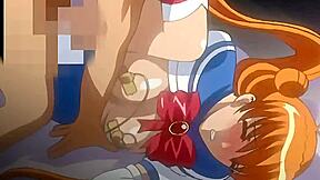 seifuku shojo virgin in the school uniform experiences blowjob and group lick with toys in this bdsm cartoon fetish scene