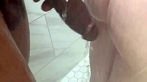 Stepdaughter dared by friends to shower with BBC stepdad and ends up with extreme interracial fucking and cumshot!