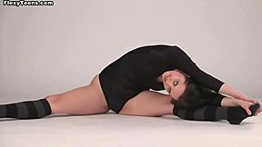 Isn't Inna Akkorova the hottest flexible Russian gymnast spreading legs?