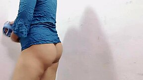 My best friend's girlfriend bends over for hardcore doggy style pussy fucking.