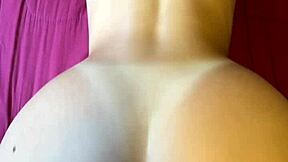 big ass what do you think about the view as i bend over for cowgirl doggystyle riding in dorm with my roommate