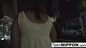 asian teen shows him vibrator spot