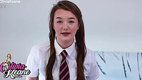 British student mocks your small cock in this joi