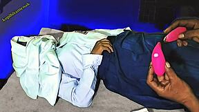 Indonesian teacher tempts student to try out her newly bought vibrator