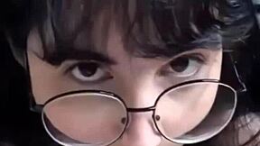 so this amateur latina teen gets wild with oral sex and swallows cumshot from big cock in close up