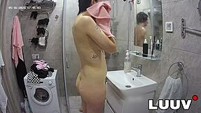 luuv real couple flashes girlfriend's natural tits in homemade european exhibitionist video with tattoo and private sharing vibes