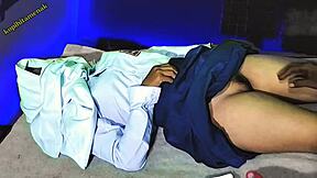 Indonesian teacher tempts student to try out her newly bought vibrator