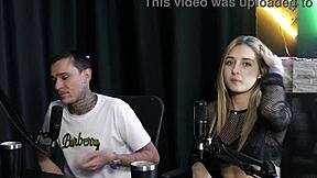 Yasmin Pariz in Sheer Red Lingerie at Swingers Group Party