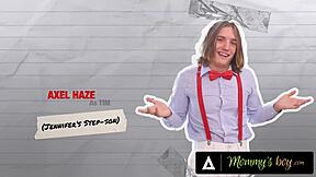 Perv teen 18+ creampies stepmom Rachael Cavalli while stepdad watches