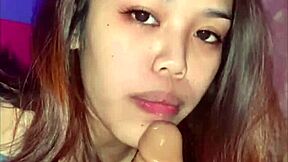 i'm such a horny asian whoreji with dildo compilation masturbating solo