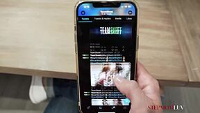 audrey madison and oliver faze get into a wild blindfold prank that turns into taboo pov action with big tits milf