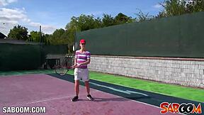 Young Euro Redhead Takes Big Cock In Outdoor Riding Fuck