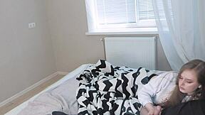 Holy Shit, Stepdaughter Deepthroats My Cock Secretly While Stepmom Flashes Her Tits in Taboo Threesome Action!