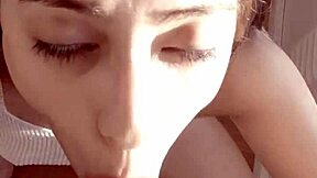 Brunette Babe with Long Hair Shows Off Her Cute Wet Pussy in Homemade Video. She Poses Prettily for the Camera.