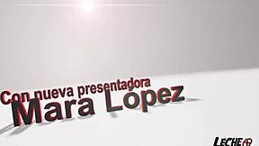 spanish girl with big ass gets fucked on the tv set during the show