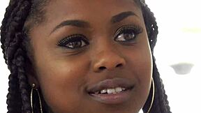 ebony stepteen 18+ gets facialized after hardcore blowjob and fucking in amateur reality fetish scene