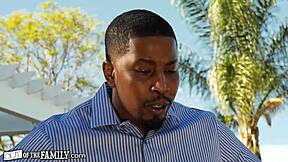 Why let bad girl gia derza get her tight pussy destroyed outside by stepdads monster cock?