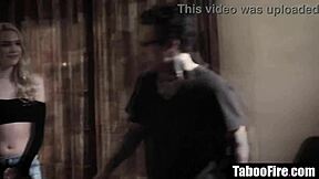 18yo blonde faces no choice but to handle her stalker's demands