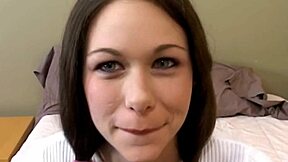 Sweet teen girl shares experiences in her porn casting interview.