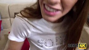 Hey, check this insane porn action by pretty debtor and debt agent in close up pov! 🔥